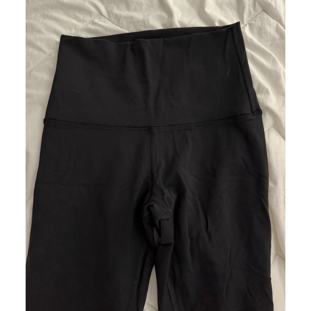 Lululemon Wunder Under Leggings 28" Black Size 6 - Picture 4 of 8